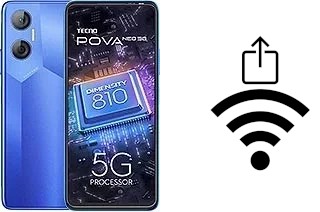 Como gerar um código QR com a senha Wifi em um Tecno Pova Neo 5G