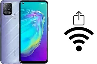 Como gerar um código QR com a senha Wifi em um Tecno Pova