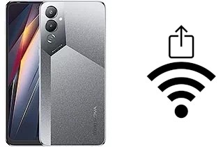 Como gerar um código QR com a senha Wifi em um Tecno Pova 4