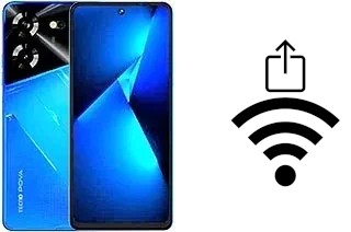 Como gerar um código QR com a senha Wifi em um Tecno Pova 5