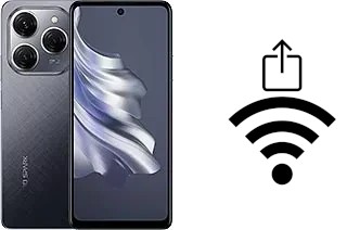 Como gerar um código QR com a senha Wifi em um Tecno Spark 20 Pro