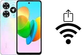 Como gerar um código QR com a senha Wifi em um Tecno Spark 20C