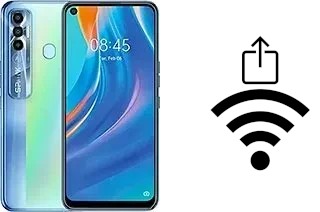 Como gerar um código QR com a senha Wifi em um Tecno Spark 7 Pro