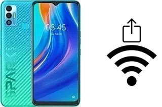 Como gerar um código QR com a senha Wifi em um Tecno Spark 7T