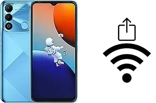 Como gerar um código QR com a senha Wifi em um Tecno Spark 9