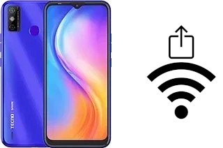 Como gerar um código QR com a senha Wifi em um Tecno Spark Go 2020