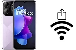 Como gerar um código QR com a senha Wifi em um Tecno Spark Go 2023