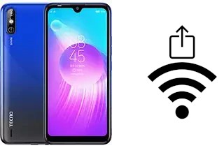 Como gerar um código QR com a senha Wifi em um Tecno Spark Go