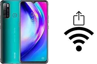 Como gerar um código QR com a senha Wifi em um TECNO Spark Power 2