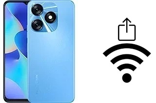 Como gerar um código QR com a senha Wifi em um Tecno Spark 10