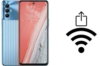 Como gerar um código QR com a senha Wifi em um Tecno Spark 8 Pro