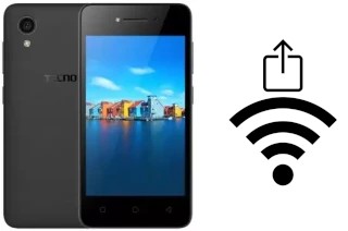 Como gerar um código QR com a senha Wifi em um Tecno W1