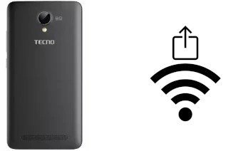 Como gerar um código QR com a senha Wifi em um Tecno W4