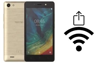 Como gerar um código QR com a senha Wifi em um Tecno WX3 P