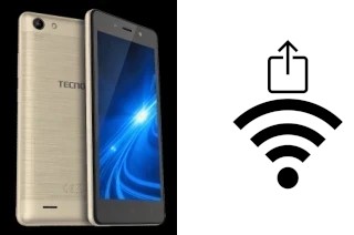 Como gerar um código QR com a senha Wifi em um Tecno WX3 Pro