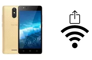 Como gerar um código QR com a senha Wifi em um Tecno WX3F LTE