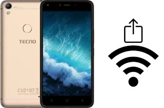 Como gerar um código QR com a senha Wifi em um Tecno WX4 Pro