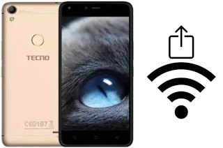 Como gerar um código QR com a senha Wifi em um Tecno WX4