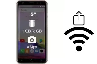 Como gerar um código QR com a senha Wifi em um Texet TM-5073