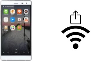 Como gerar um código QR com a senha Wifi em um THL T7