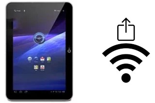 Como gerar um código QR com a senha Wifi em um Toshiba Excite AT200