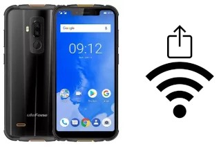 Como gerar um código QR com a senha Wifi em um Ulefone Armor 5