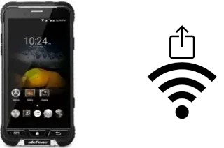 Como gerar um código QR com a senha Wifi em um Ulefone Armor