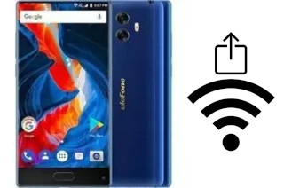 Como gerar um código QR com a senha Wifi em um Ulefone Mix S