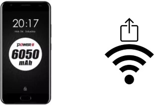 Como gerar um código QR com a senha Wifi em um Ulefone Power 2