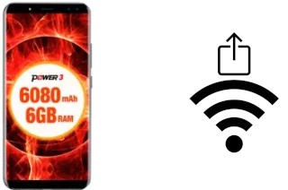 Como gerar um código QR com a senha Wifi em um Ulefone Power 3