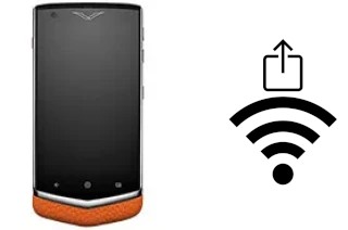 Como gerar um código QR com a senha Wifi em um Vertu Constellation 2013