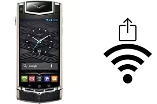 Como gerar um código QR com a senha Wifi em um Vertu Ti