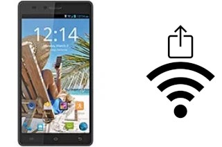 Como gerar um código QR com a senha Wifi em um verykool s5511 Juno Quatro