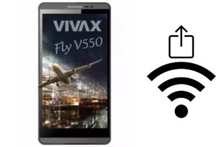 Como gerar um código QR com a senha Wifi em um Vivax Fly V550