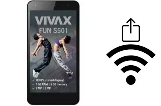 Como gerar um código QR com a senha Wifi em um Vivax Fun S501