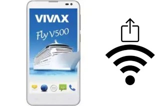 Como gerar um código QR com a senha Wifi em um Vivax Smart Fly V500