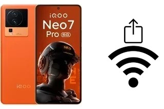 Como gerar um código QR com a senha Wifi em um vivo iQOO Neo 7 Pro