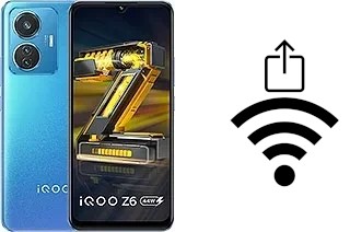 Como gerar um código QR com a senha Wifi em um vivo iQOO Z6 44W