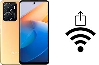 Como gerar um código QR com a senha Wifi em um vivo iQOO Z6 (China)