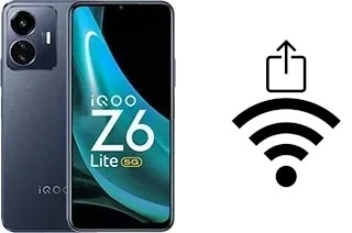 Como gerar um código QR com a senha Wifi em um vivo iQOO Z6 Lite