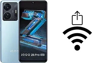 Como gerar um código QR com a senha Wifi em um vivo iQOO Z6 Pro