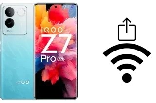 Como gerar um código QR com a senha Wifi em um vivo iQOO Z7 Pro