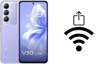 Como gerar um código QR com a senha Wifi em um vivo V30 Lite (ME)