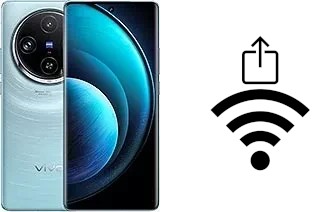 Como gerar um código QR com a senha Wifi em um vivo X100 Pro