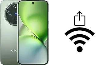 Como gerar um código QR com a senha Wifi em um vivo X200 Pro mini