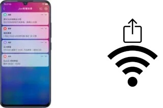 Como gerar um código QR com a senha Wifi em um Vivo X21s