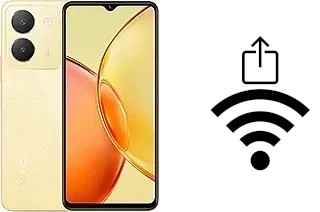 Como gerar um código QR com a senha Wifi em um vivo Y36 (India)