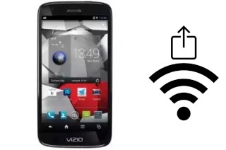 Como gerar um código QR com a senha Wifi em um Vizio VP800