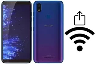 Como gerar um código QR com a senha Wifi em um Walton Primo H8