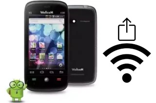 Como gerar um código QR com a senha Wifi em um WellcoM A86